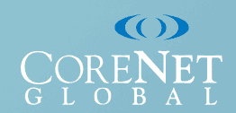 CoreNet Global blue corporate logo